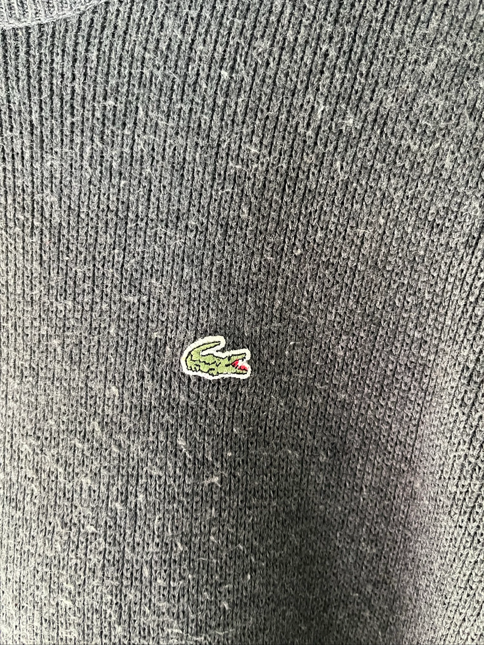 Pull vintage Lacoste homme gris taille l  – photo 3